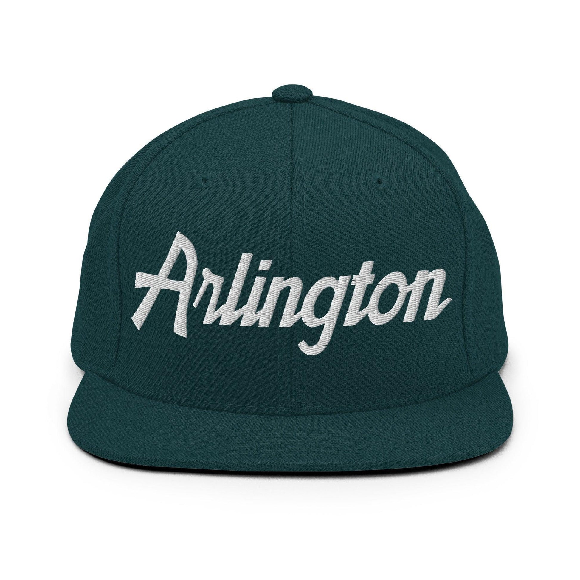 Arlington Script Snapback Hat Spruce