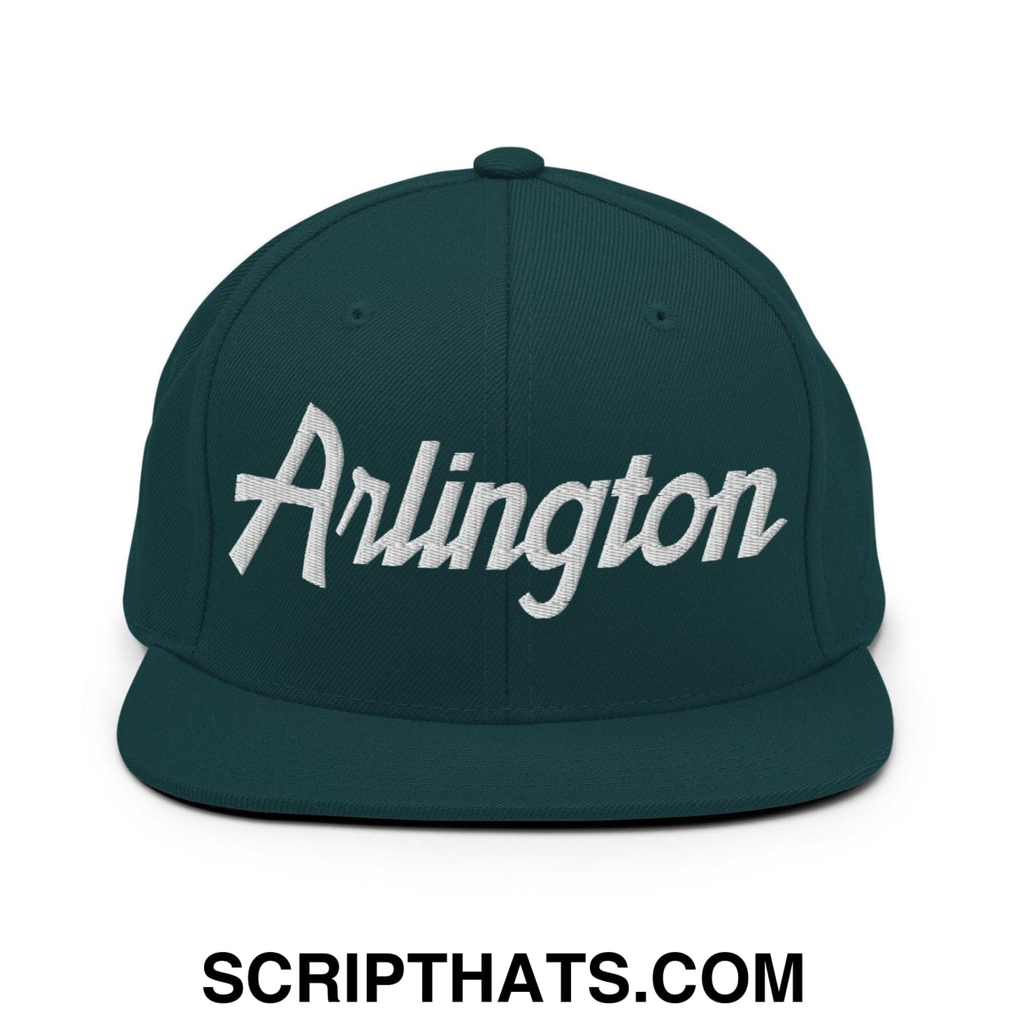 Arlington Script Snapback Hat Spruce