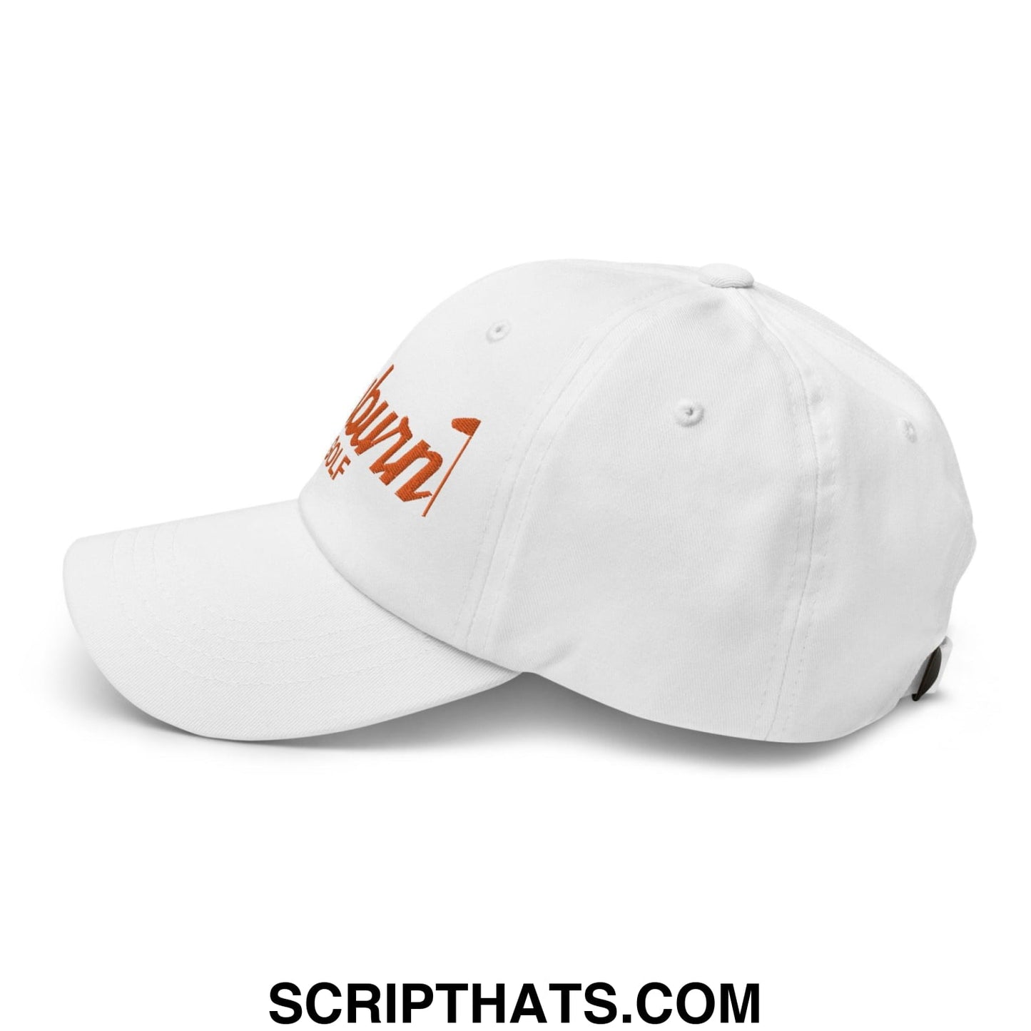 Auburn Golf Vintage Sports Script Dad Hat White