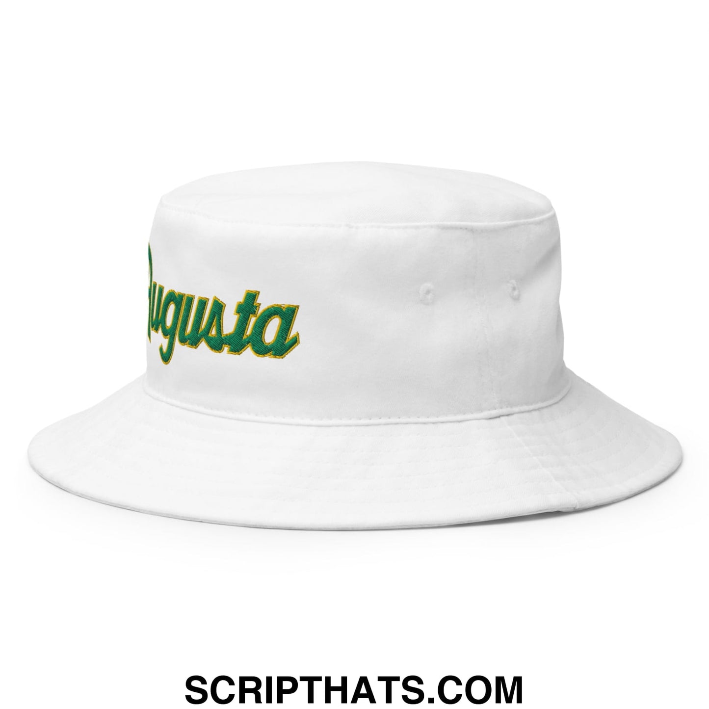 Augusta Vintage Sports Script Embroidered Golf Bucket Hat Default Title