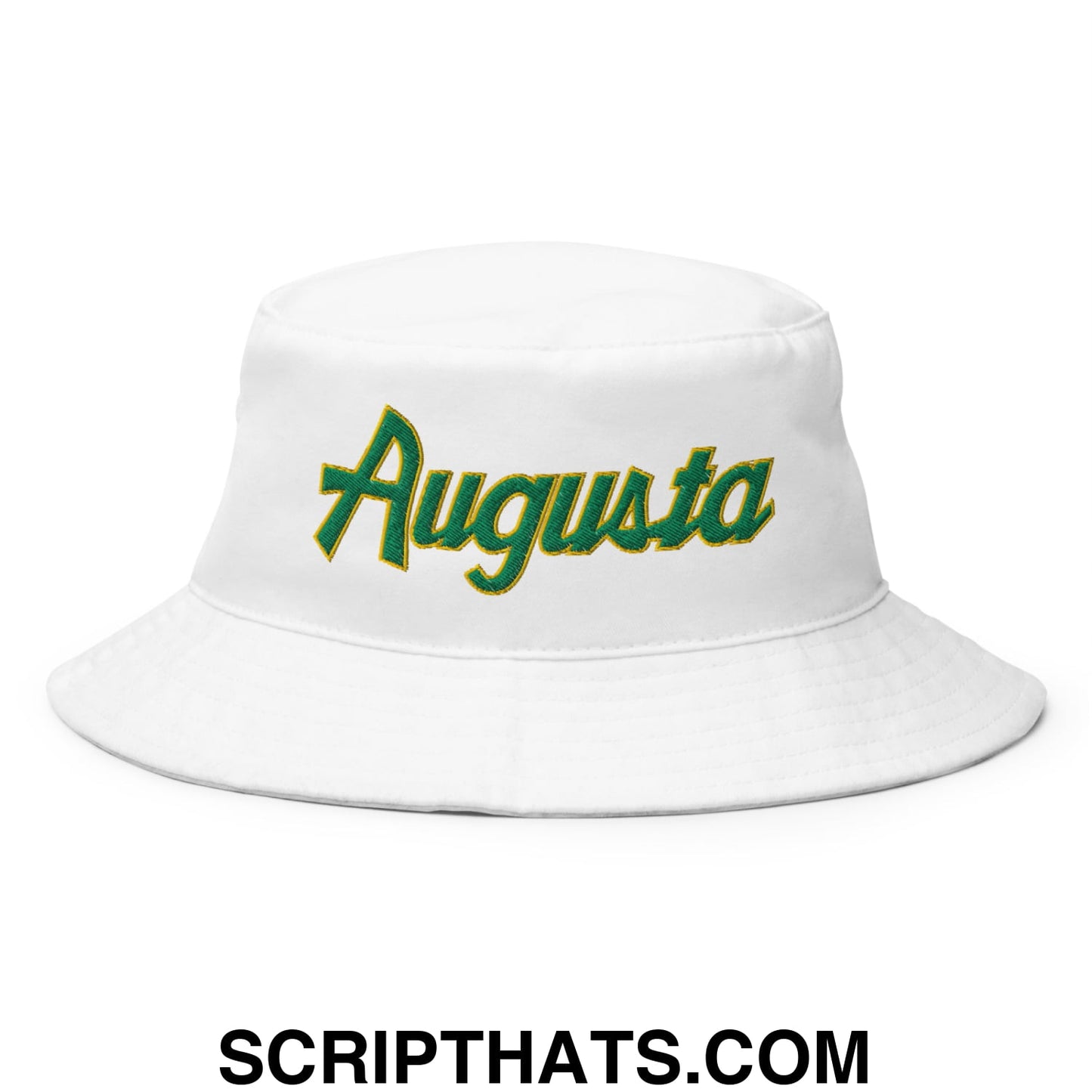 Augusta Vintage Sports Script Embroidered Golf Bucket Hat Default Title