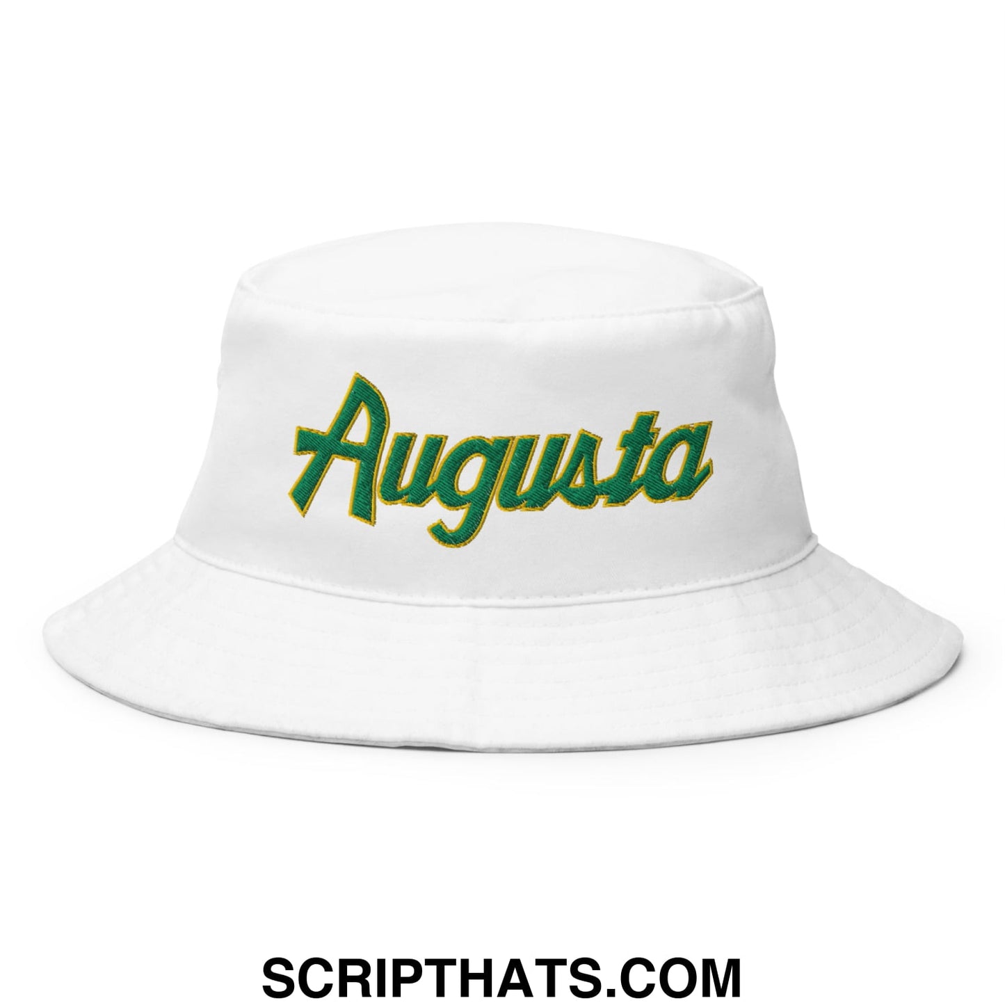 Augusta Vintage Sports Script Embroidered Golf Bucket Hat Default Title