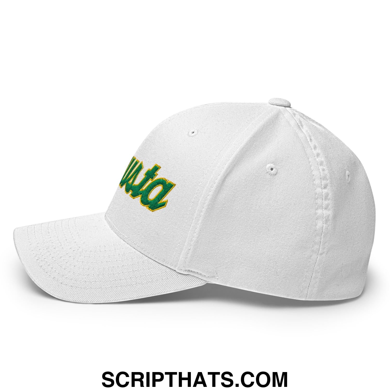 Augusta Vintage Sports Script Embroidered Stretch Fit Golf Hat