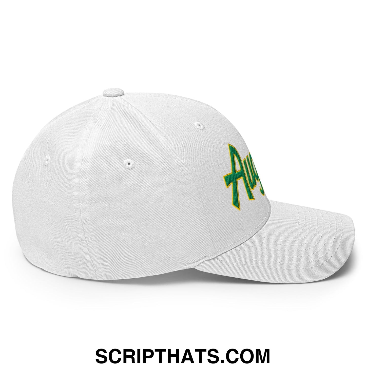 Augusta Vintage Sports Script Embroidered Stretch Fit Golf Hat