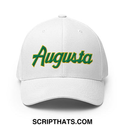 Augusta Vintage Sports Script Embroidered Stretch Fit Golf Hat