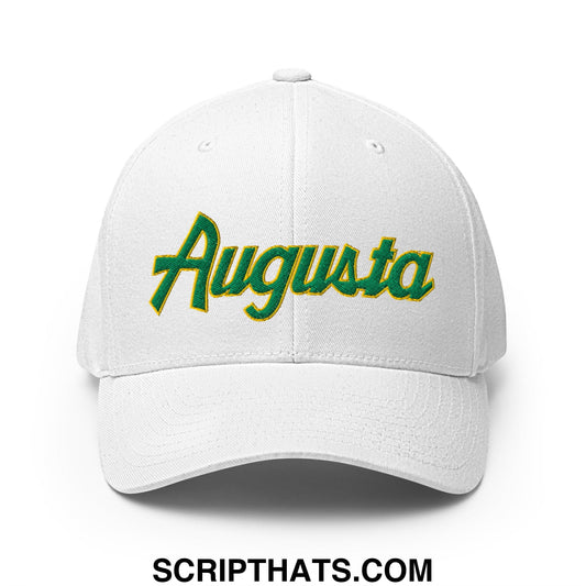 Augusta Vintage Sports Script Embroidered Stretch Fit Golf Hat