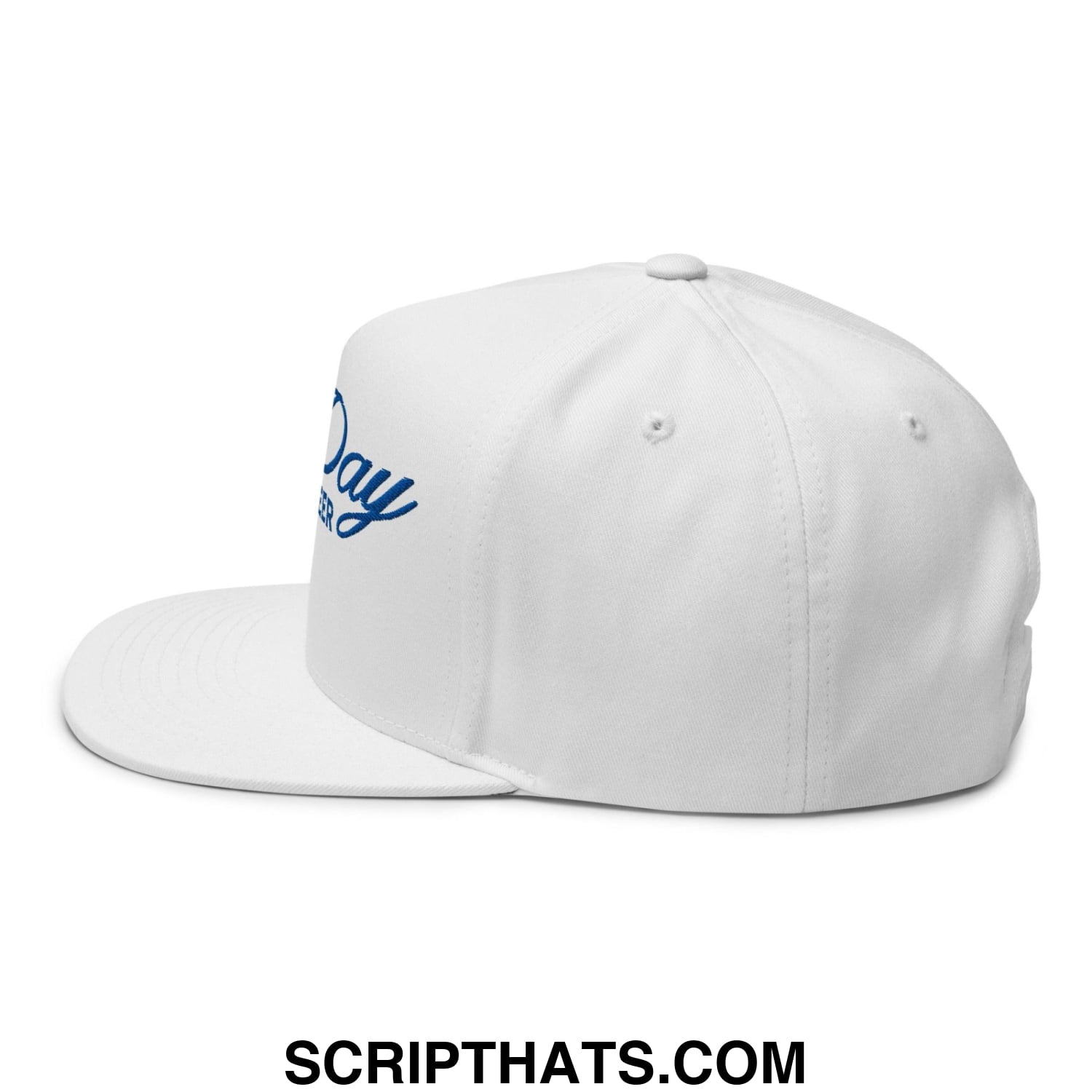 Bad Day to be a Beer Embroidered Flat Bill Brim 5 Panel Snapback Hat Default Title