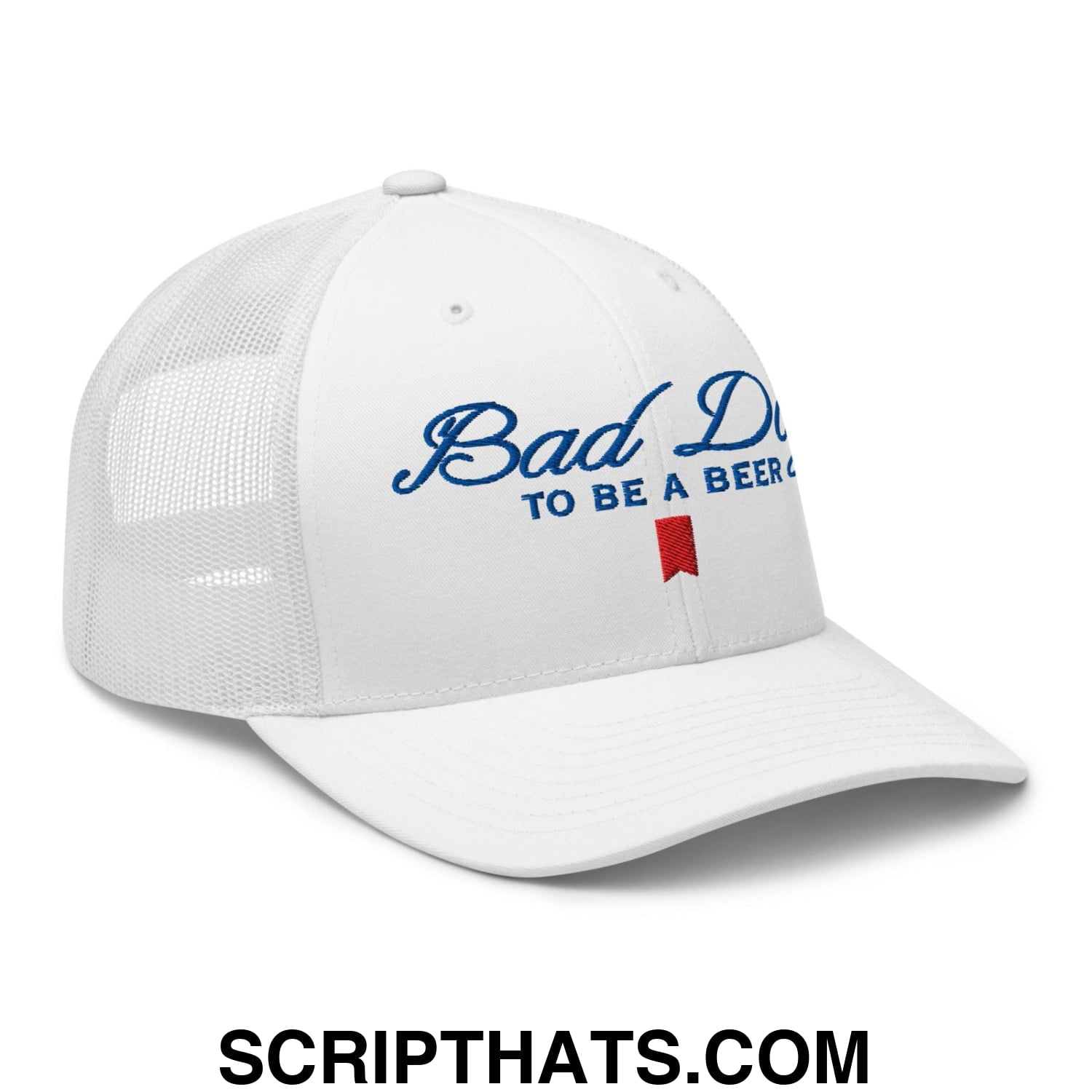 Bad Day to be a Beer Embroidered Mesh Trucker Hat Default Title