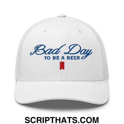 Bad Day to be a Beer Embroidered Mesh Trucker Hat Default Title