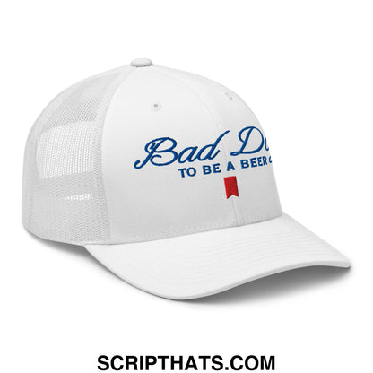 Bad Day to be a Beer Embroidered Mesh Trucker Hat Default Title