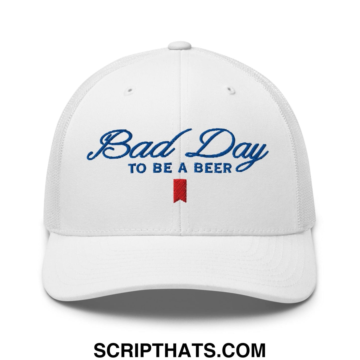 Bad Day to be a Beer Embroidered Mesh Trucker Hat Default Title