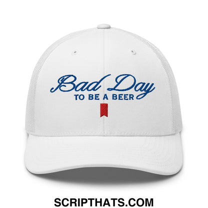 Bad Day to be a Beer Embroidered Mesh Trucker Hat Default Title