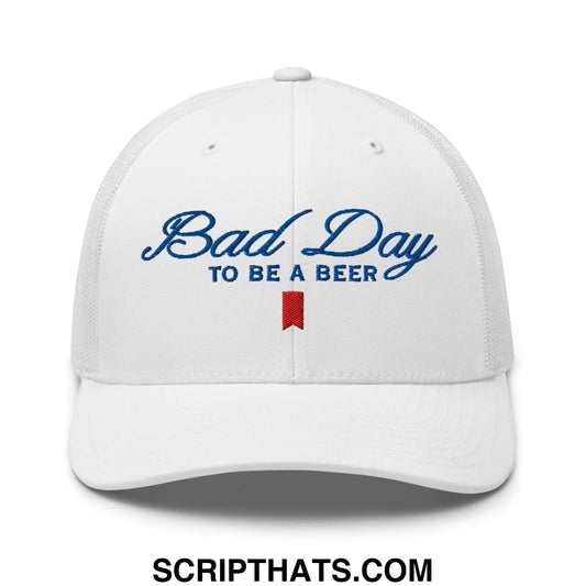 Bad Day to be a Beer Embroidered Mesh Trucker Hat Default Title