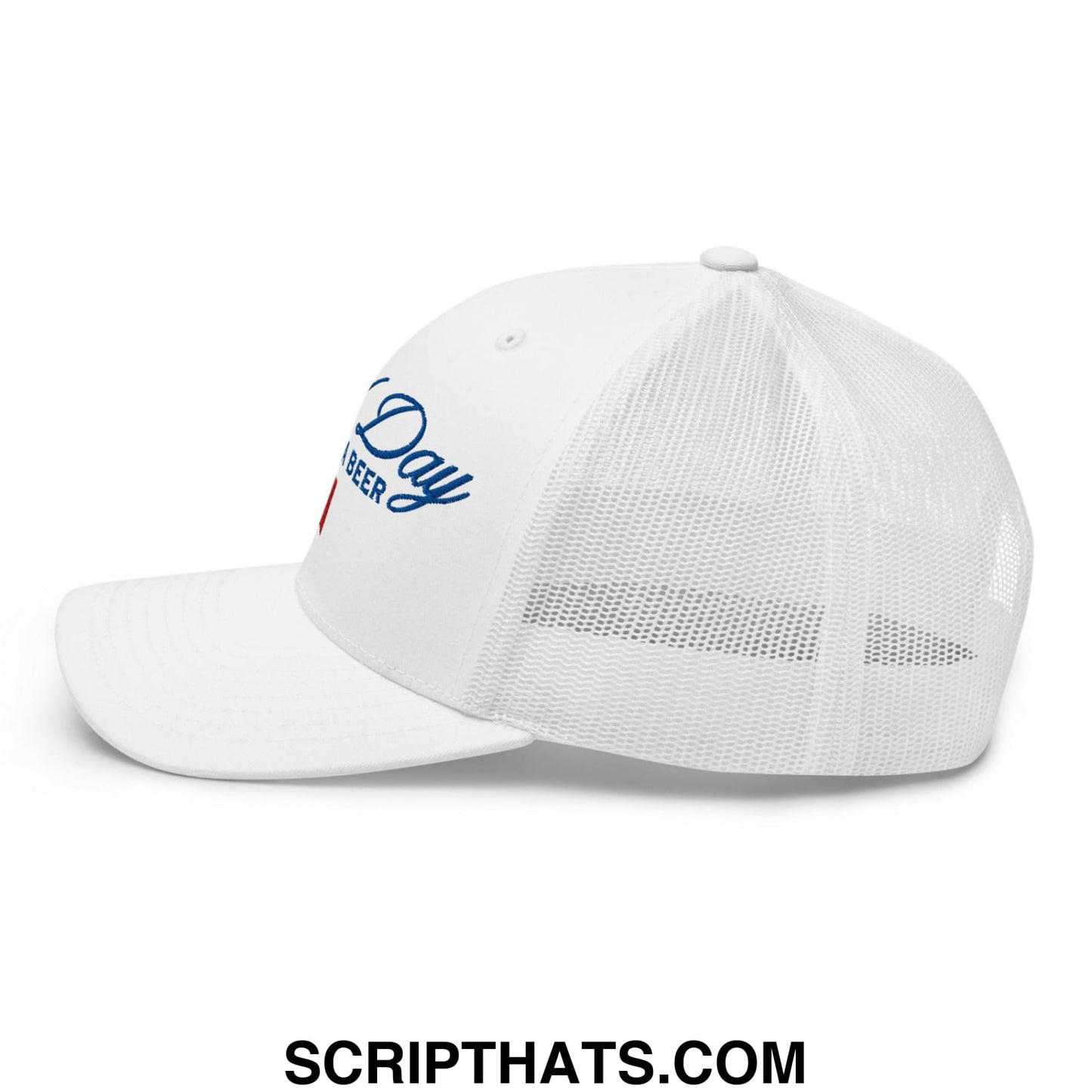 Bad Day to be a Beer Embroidered Mesh Trucker Hat Default Title