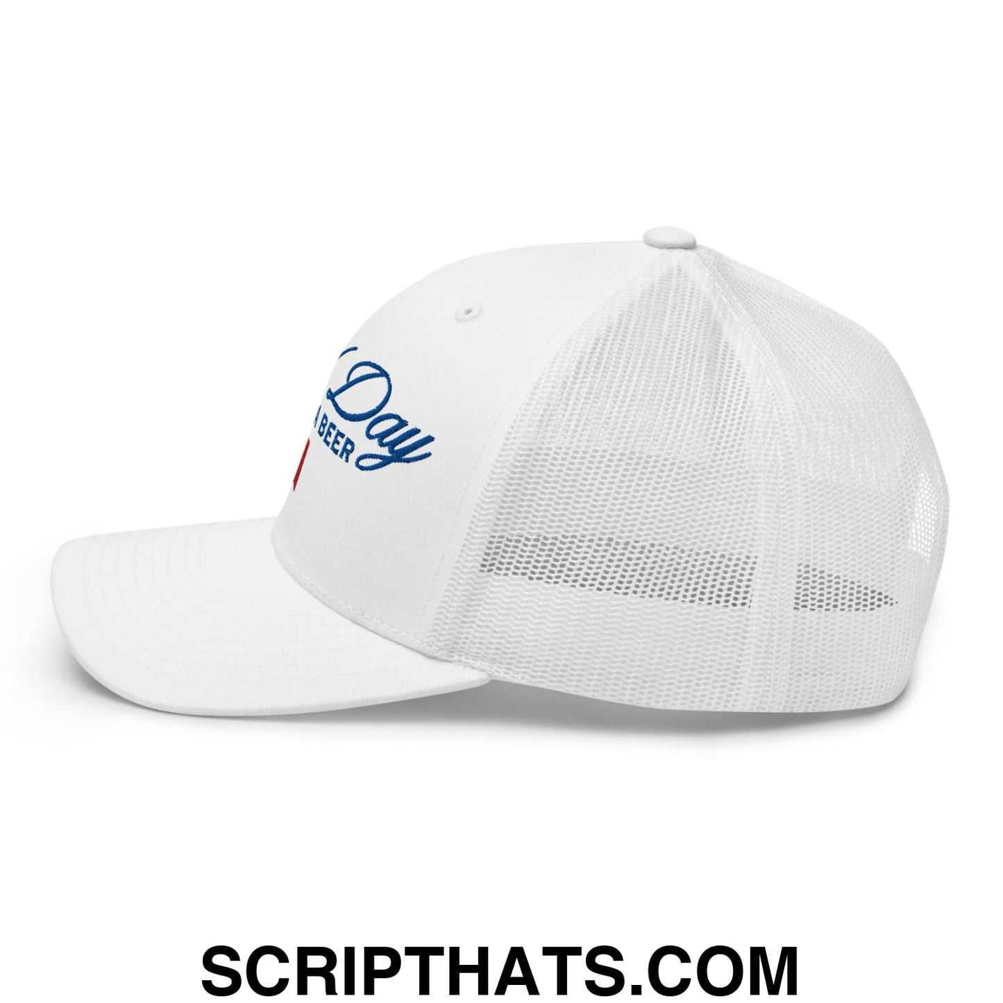 Bad Day to be a Beer Embroidered Mesh Trucker Hat Default Title