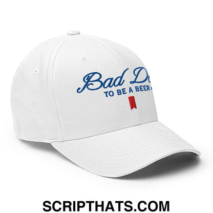 Bad Day to be a Beer Embroidered Stretch Fit Baseball Hat