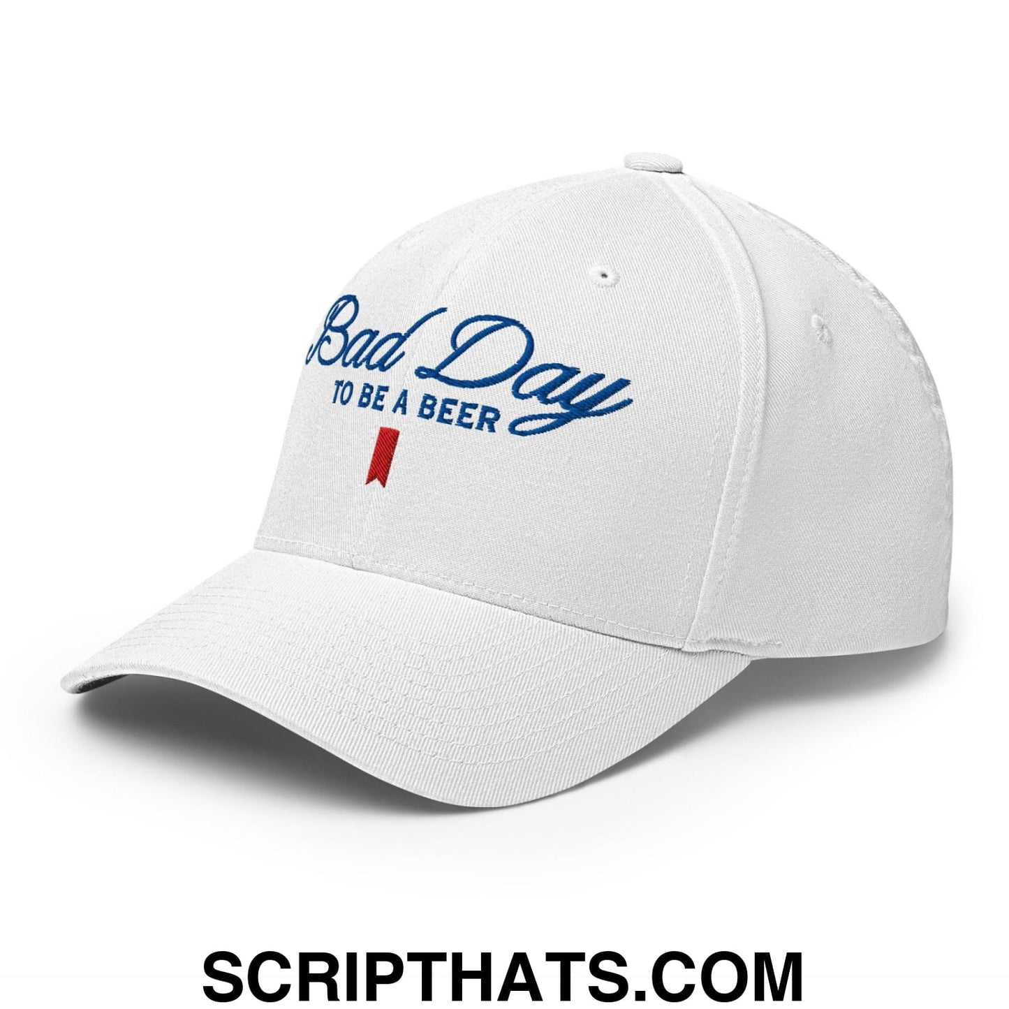 Bad Day to be a Beer Embroidered Stretch Fit Baseball Hat