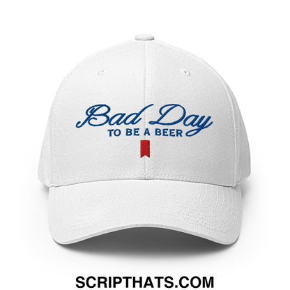 Bad Day to be a Beer Embroidered Stretch Fit Baseball Hat