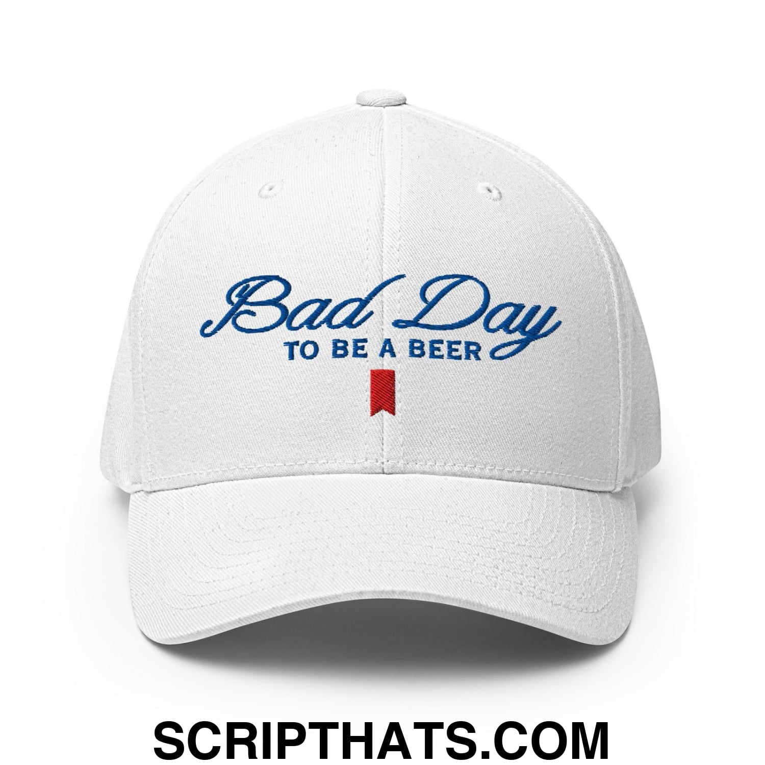 Bad Day to be a Beer Embroidered Stretch Fit Baseball Hat