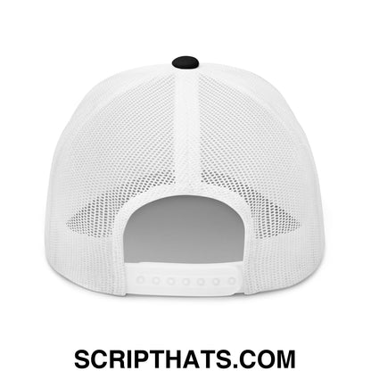 Bad Girls Taste Better Embroidered Mesh Trucker Hat Black White