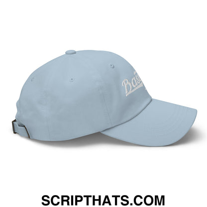 Baseball Mom Embroidered Unstructured Dad Hat Light Blue