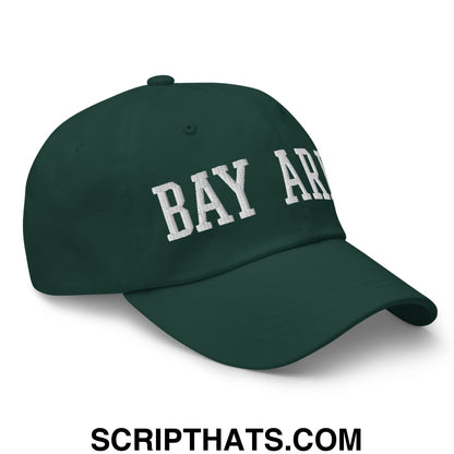 Bay Area Varsity College Block Embroidered Unstructured Dad Hat Spruce