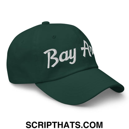 Bay Area Vintage Sports Script Embroidered Unstructured Dad Hat Spruce