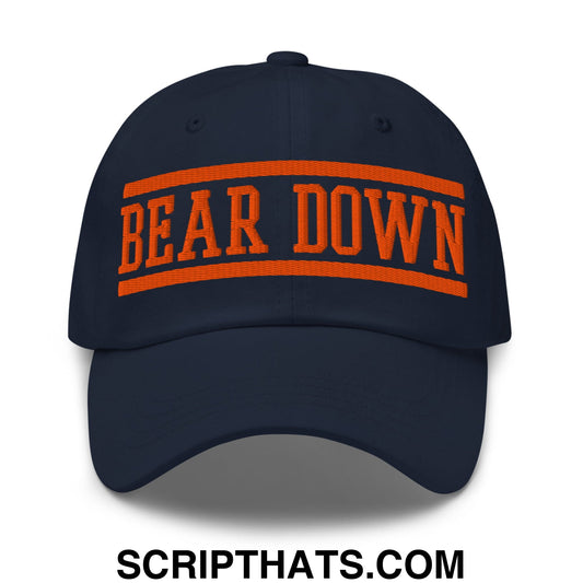 Bear Down Embroidered Unstructured Dad Hat Default Title