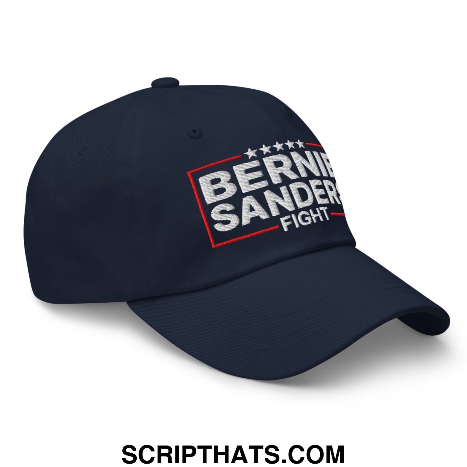 Bernie Sanders Fight Embroidered Unstructured Dad Hat Default Title