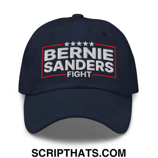 Bernie Sanders Fight Embroidered Unstructured Dad Hat Default Title