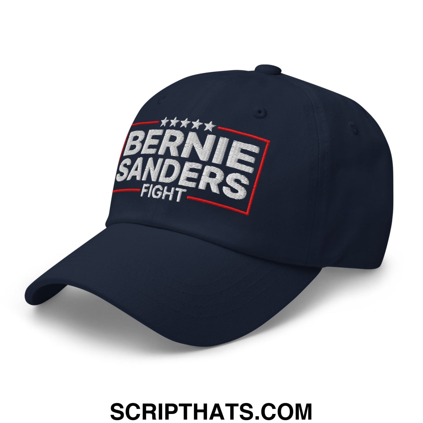 Bernie Sanders Fight Embroidered Unstructured Dad Hat Default Title