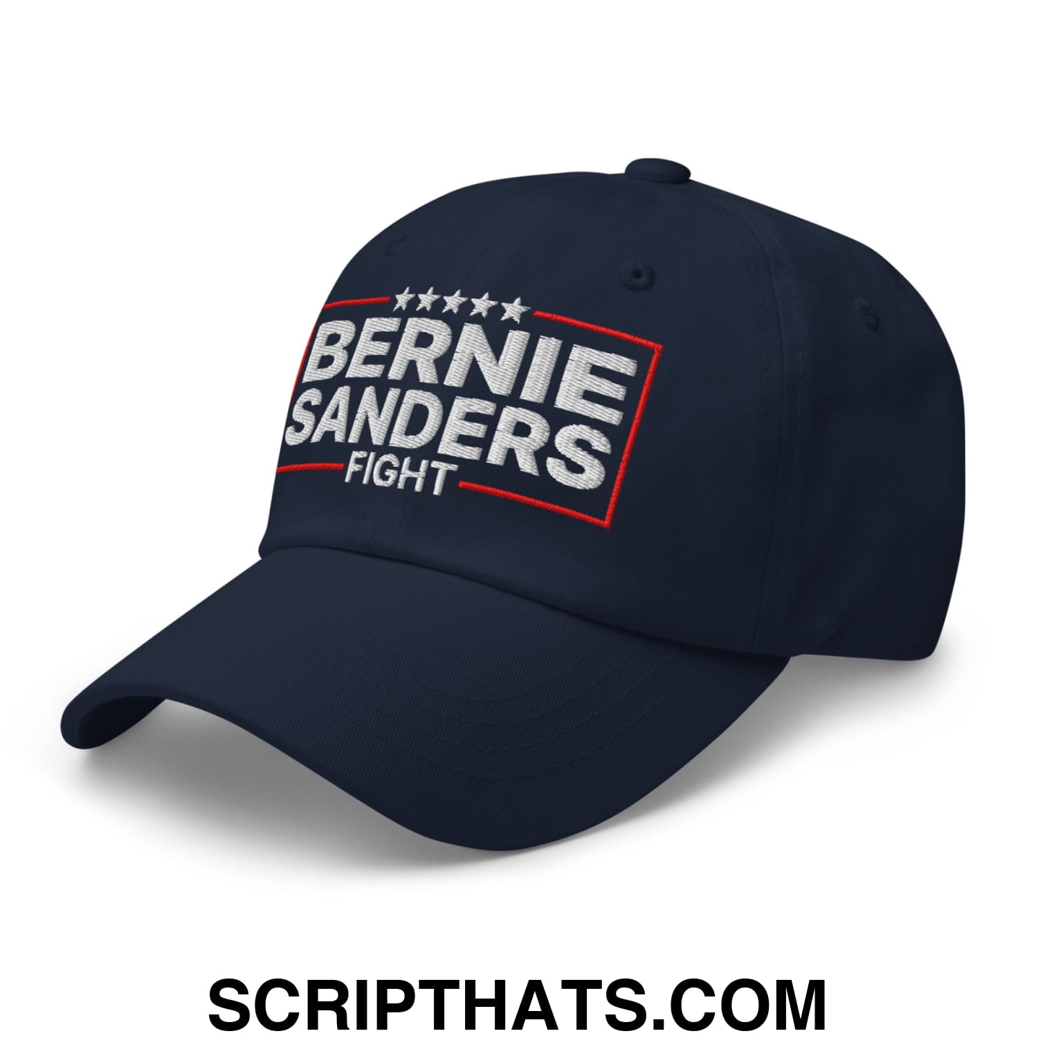 Bernie Sanders Fight Embroidered Unstructured Dad Hat Default Title