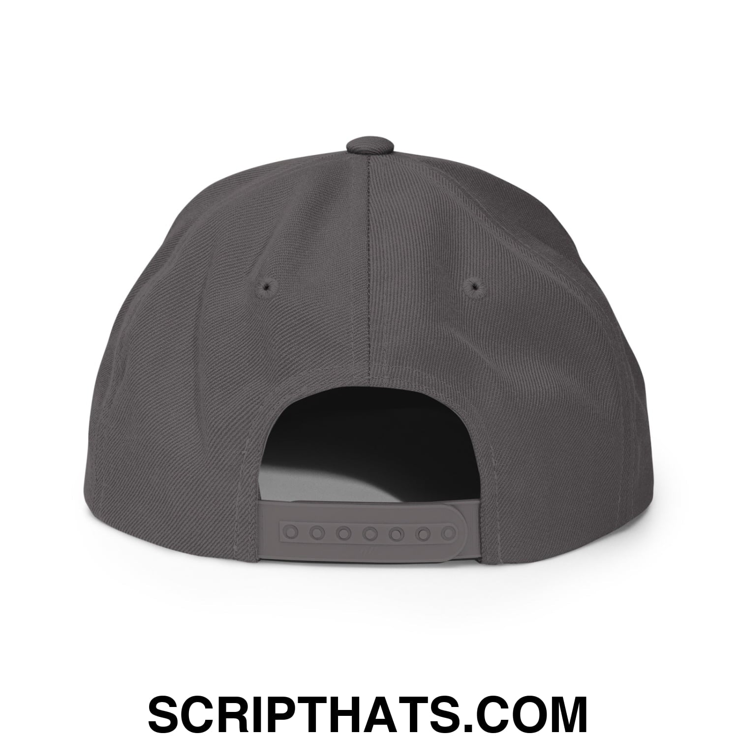 Bernie Was Right Embroidered Flat Brim Bill Snapback Hat Dark Grey