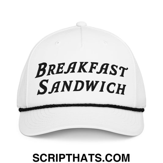 Breakfast Sandwich Embroidered Golf Rope Hat Default Title