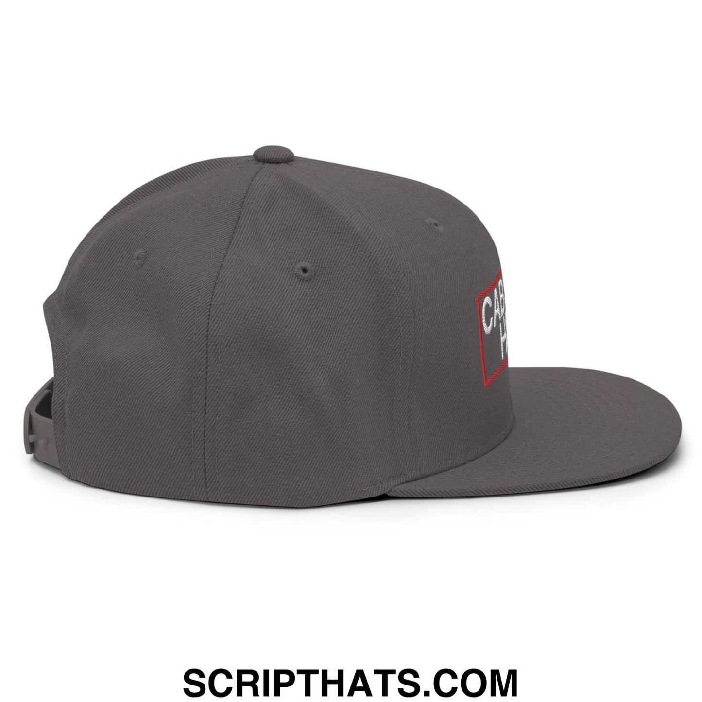 Cabs Are Here Bill Brim Snapback Hat Dark Grey