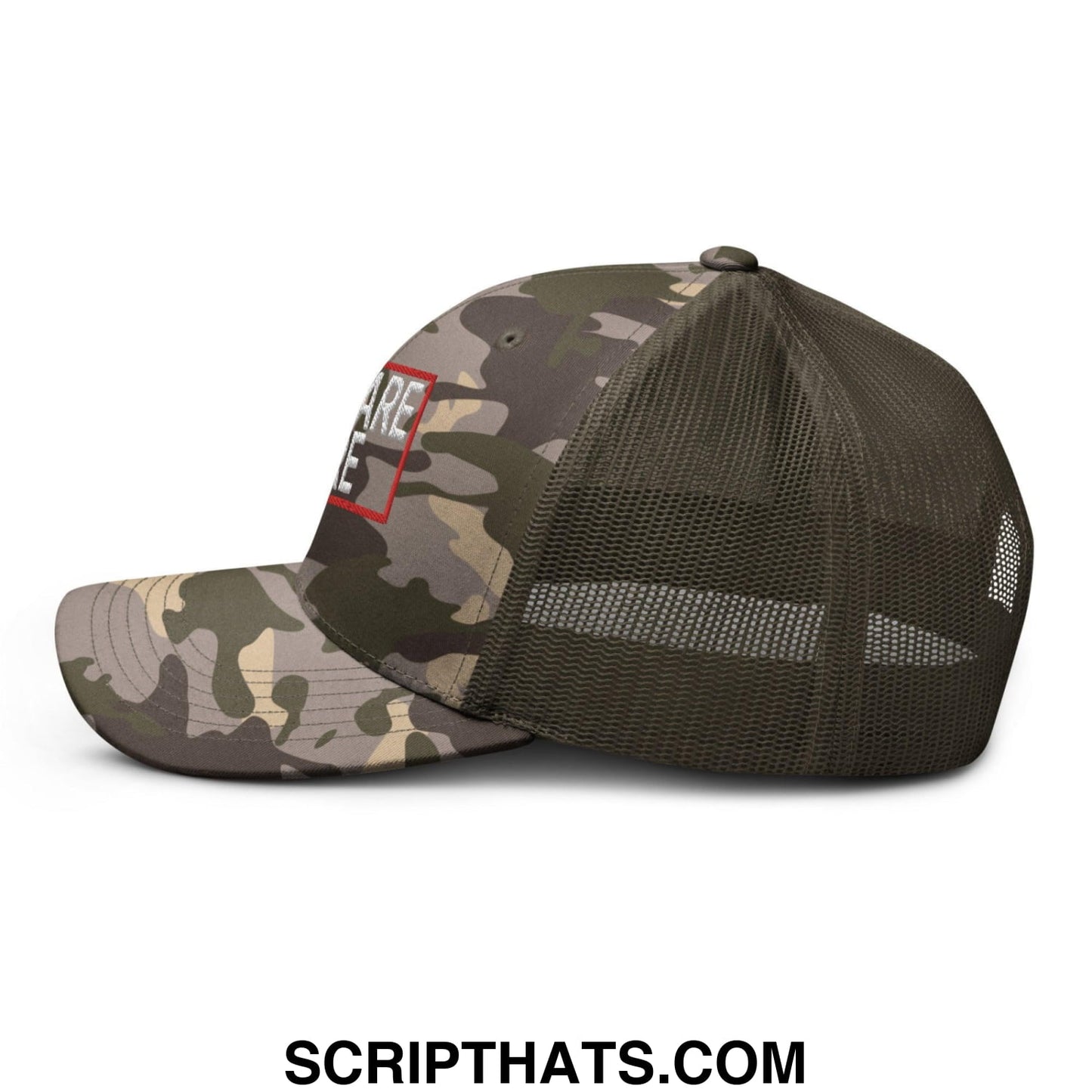 Cabs Are Here Camo Trucker Hat Camo Olive