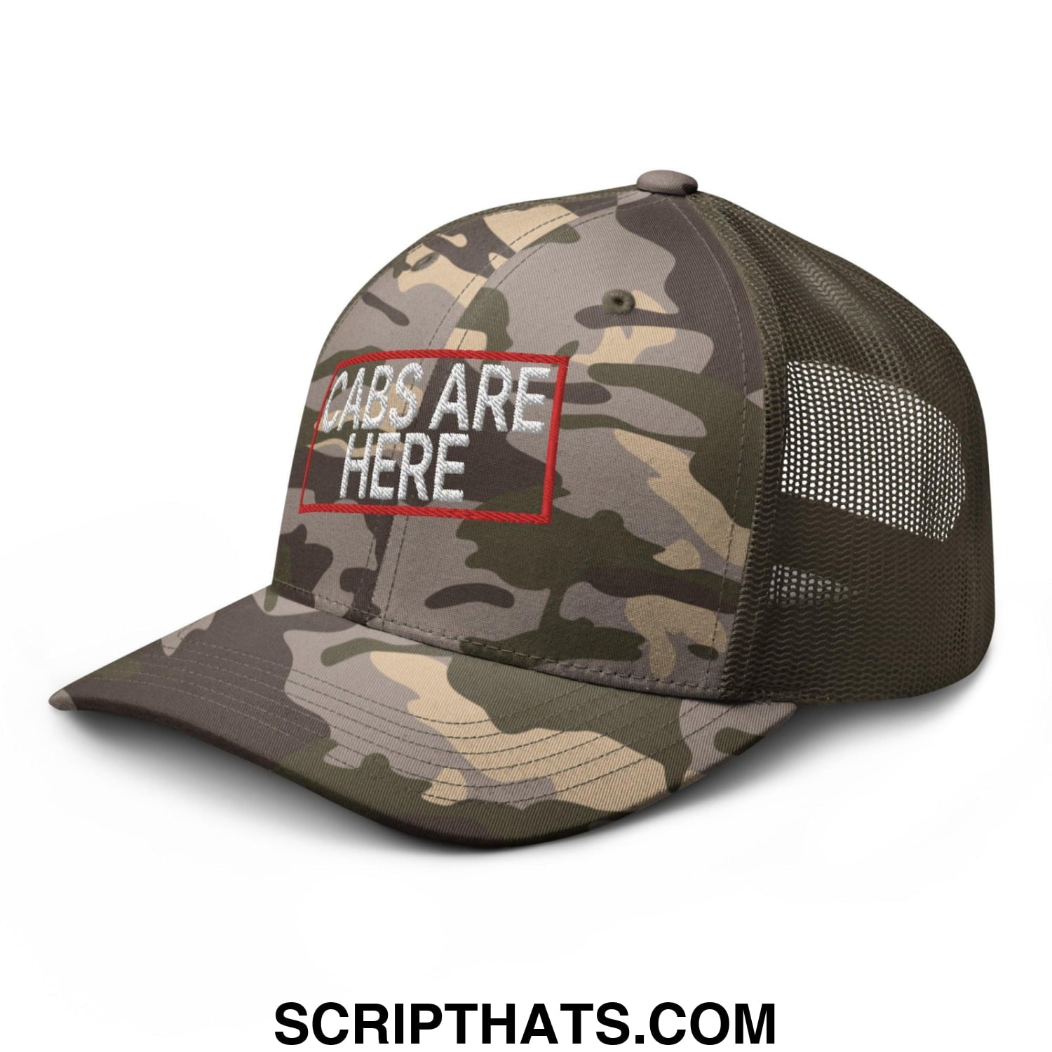 Cabs Are Here Camo Trucker Hat Camo Olive