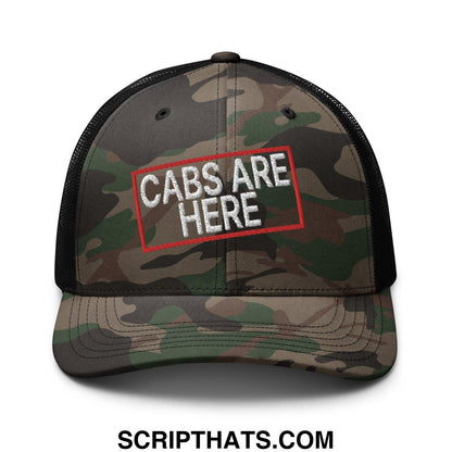 Cabs Are Here Camo Trucker Hat Camo Black