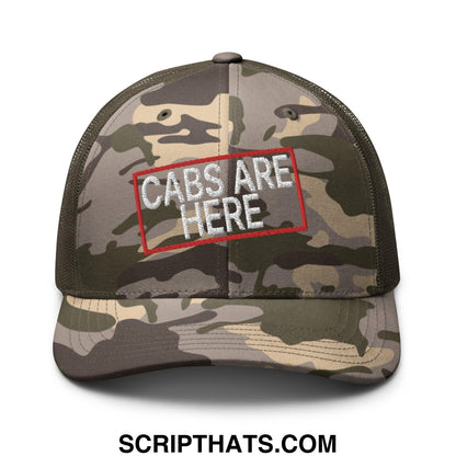 Cabs Are Here Camo Trucker Hat Camo Olive