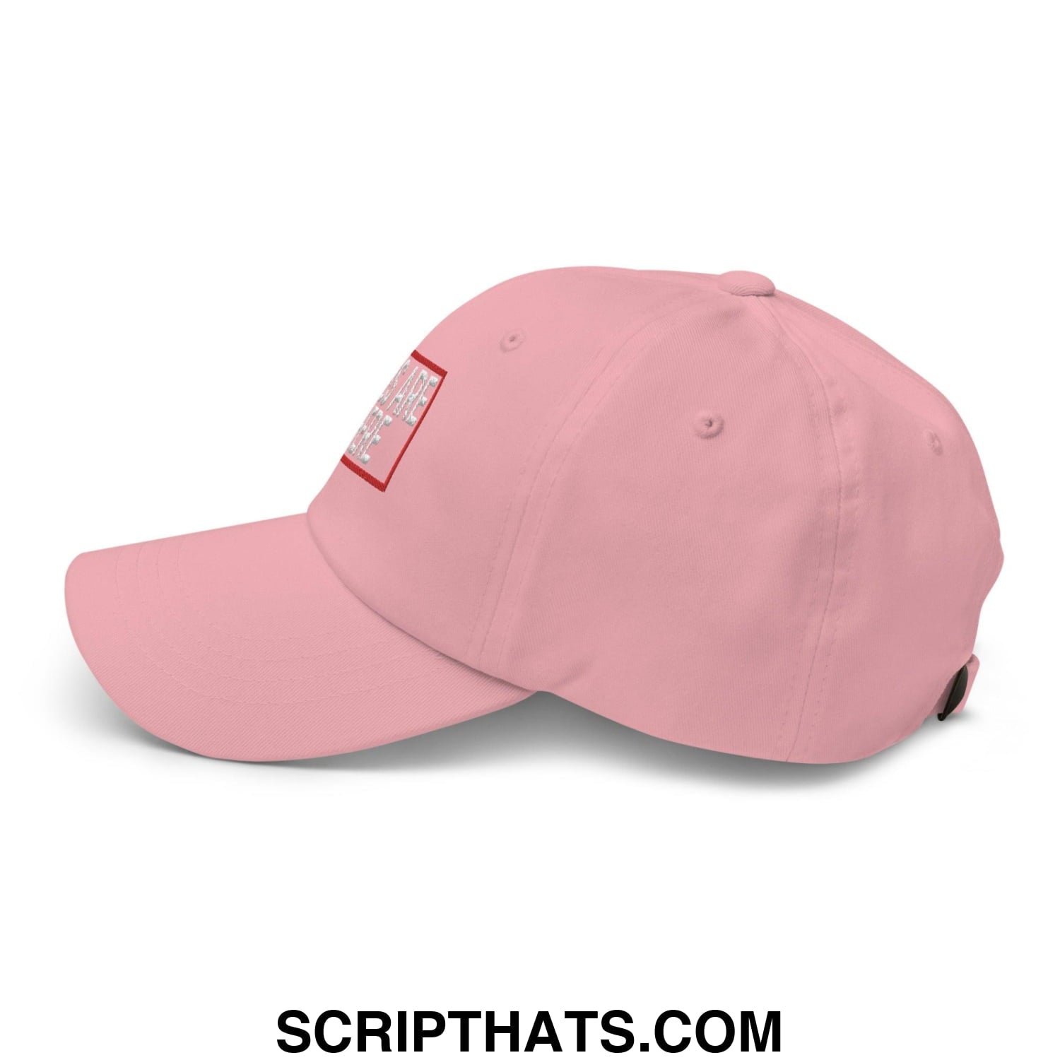 Cabs Are Here Dad Hat Pink