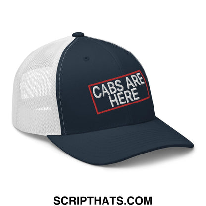 Cabs Are Here Retro Trucker Hat Navy White