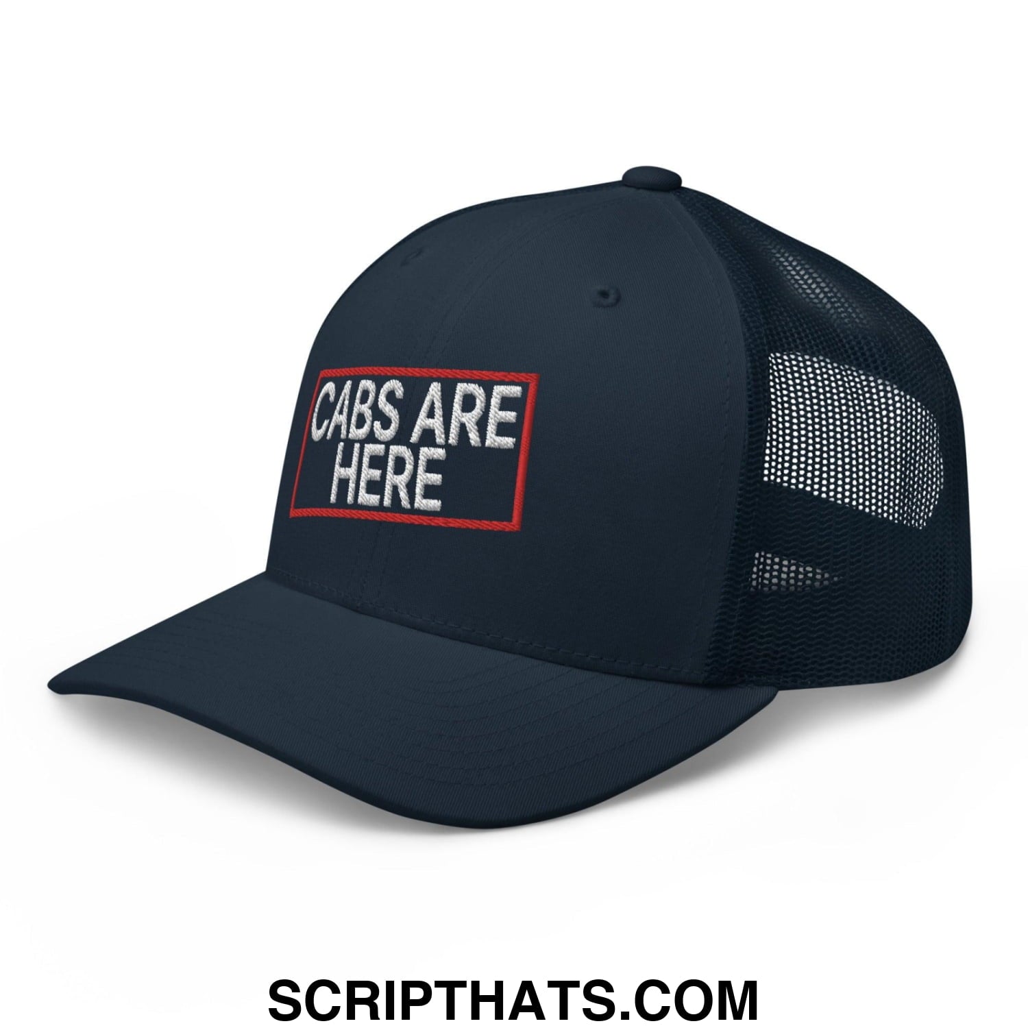 Cabs Are Here Retro Trucker Hat Navy