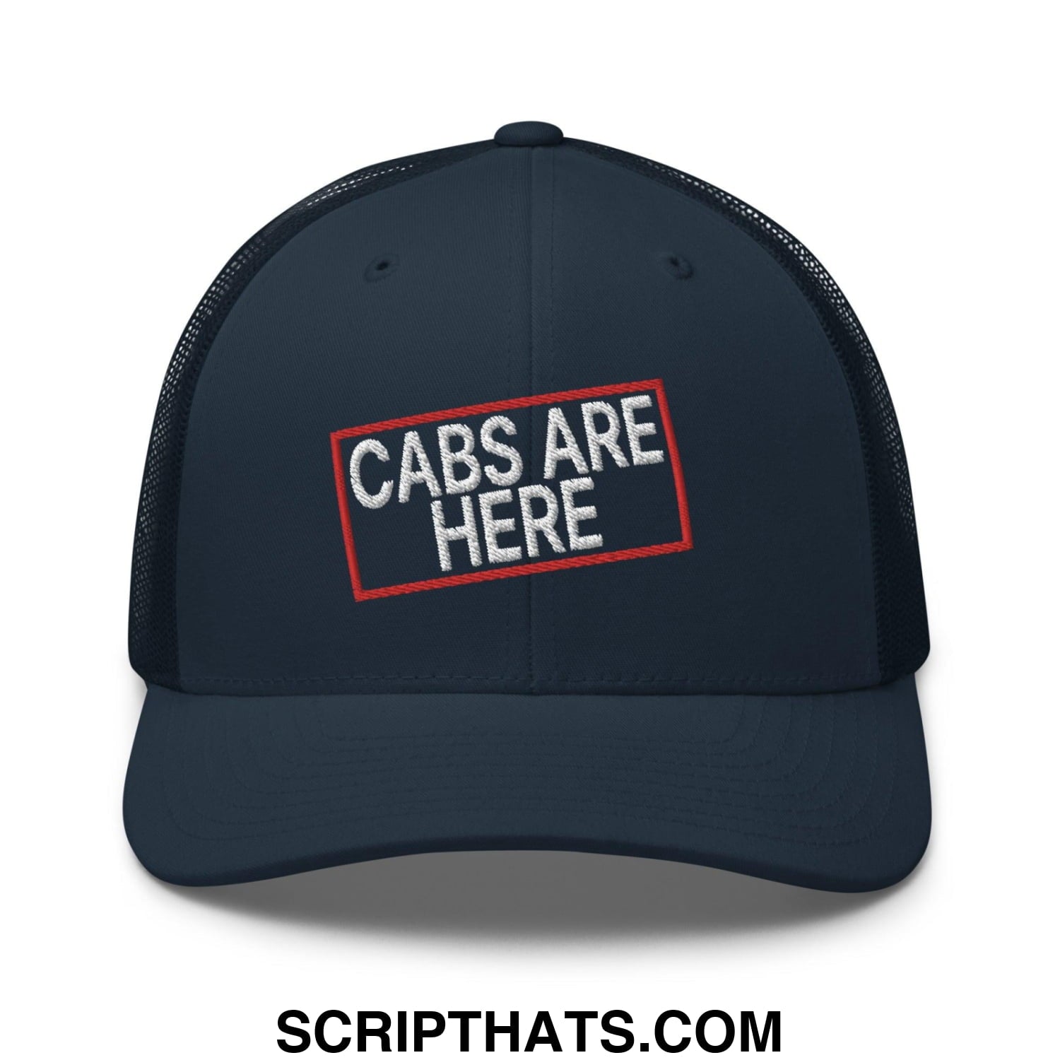 Cabs Are Here Retro Trucker Hat Navy