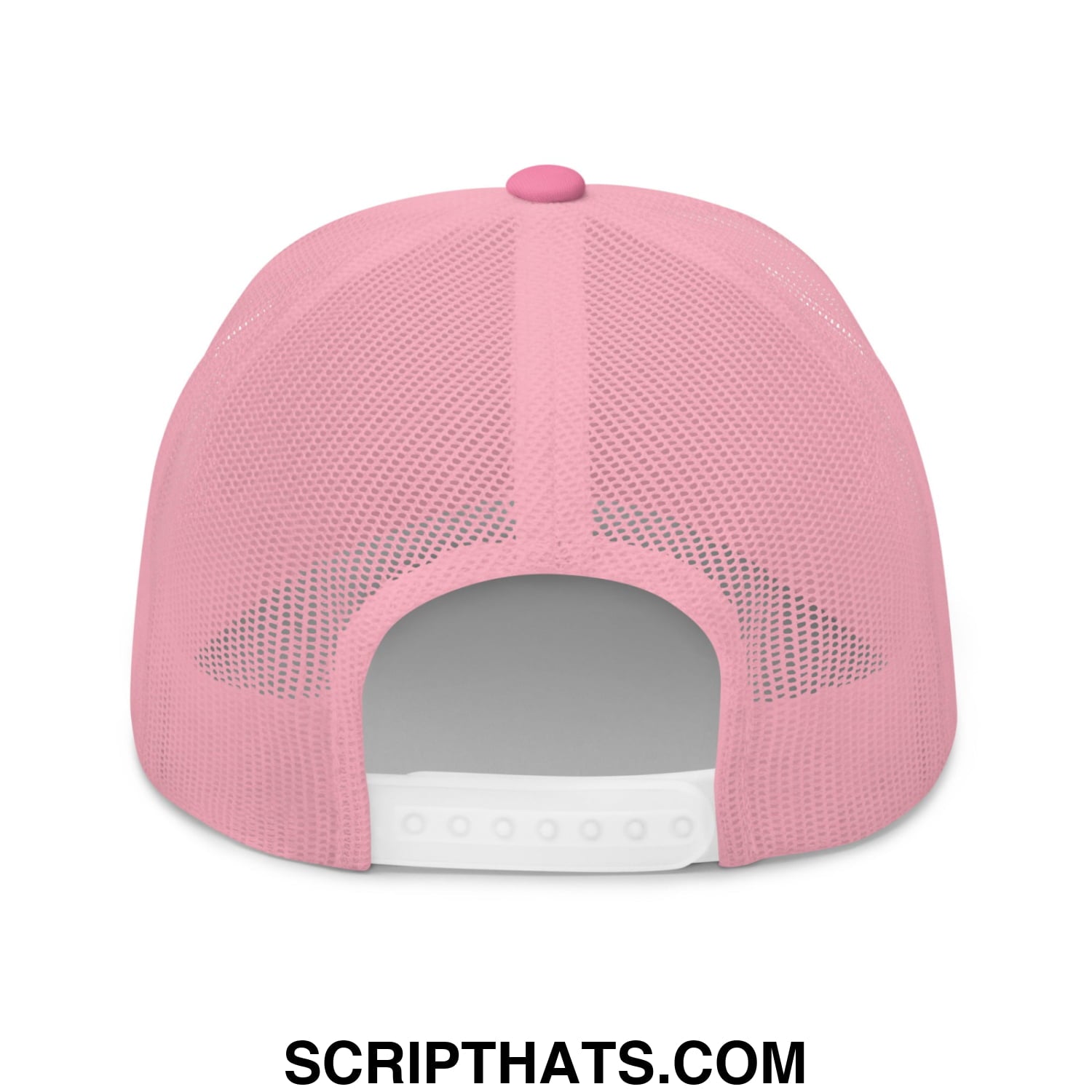 Caddie Embroidered Mesh Trucker Hat Pink