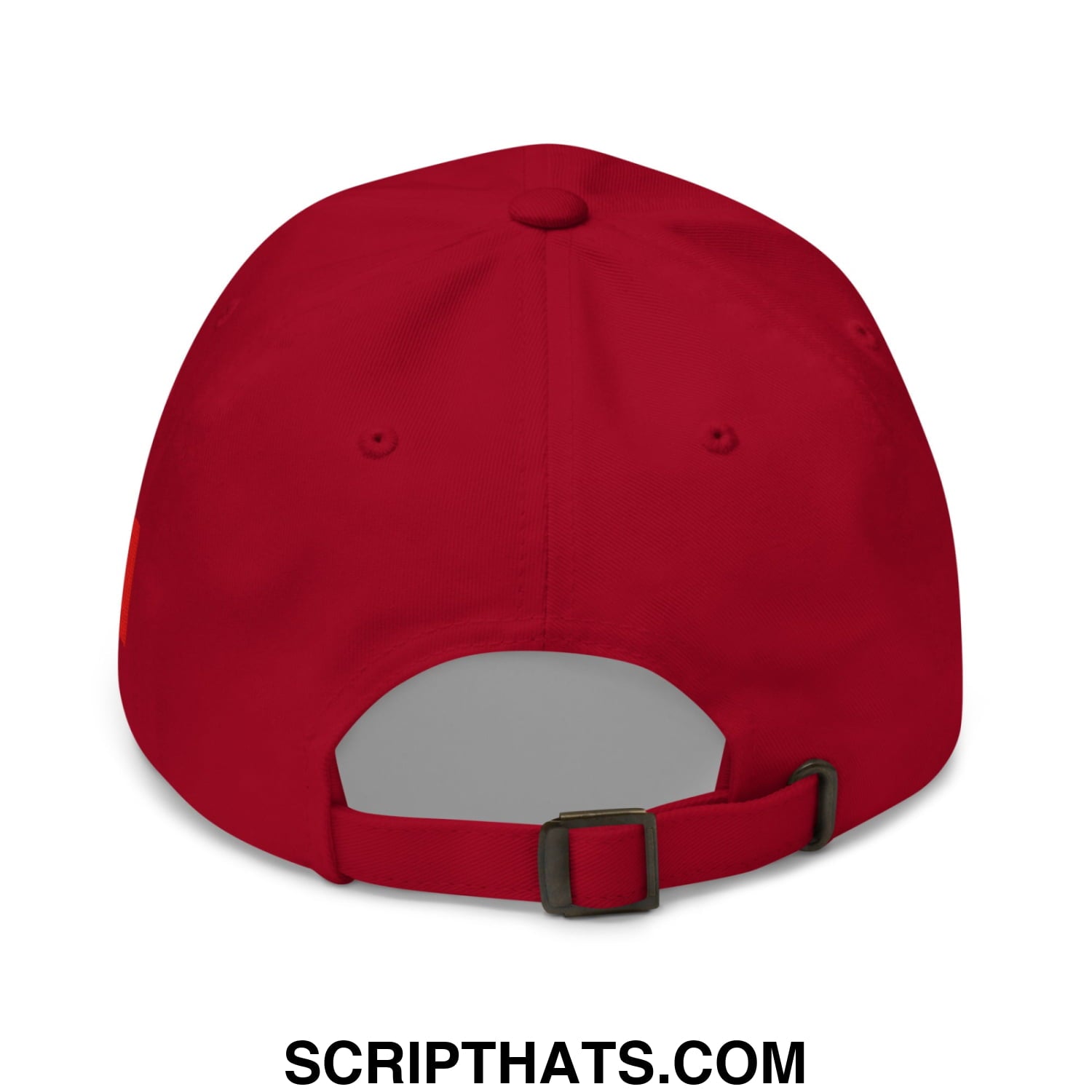 Canada Already Great Eh! Canada Flag Embroidered Unstructured Dad Hat Cranberry