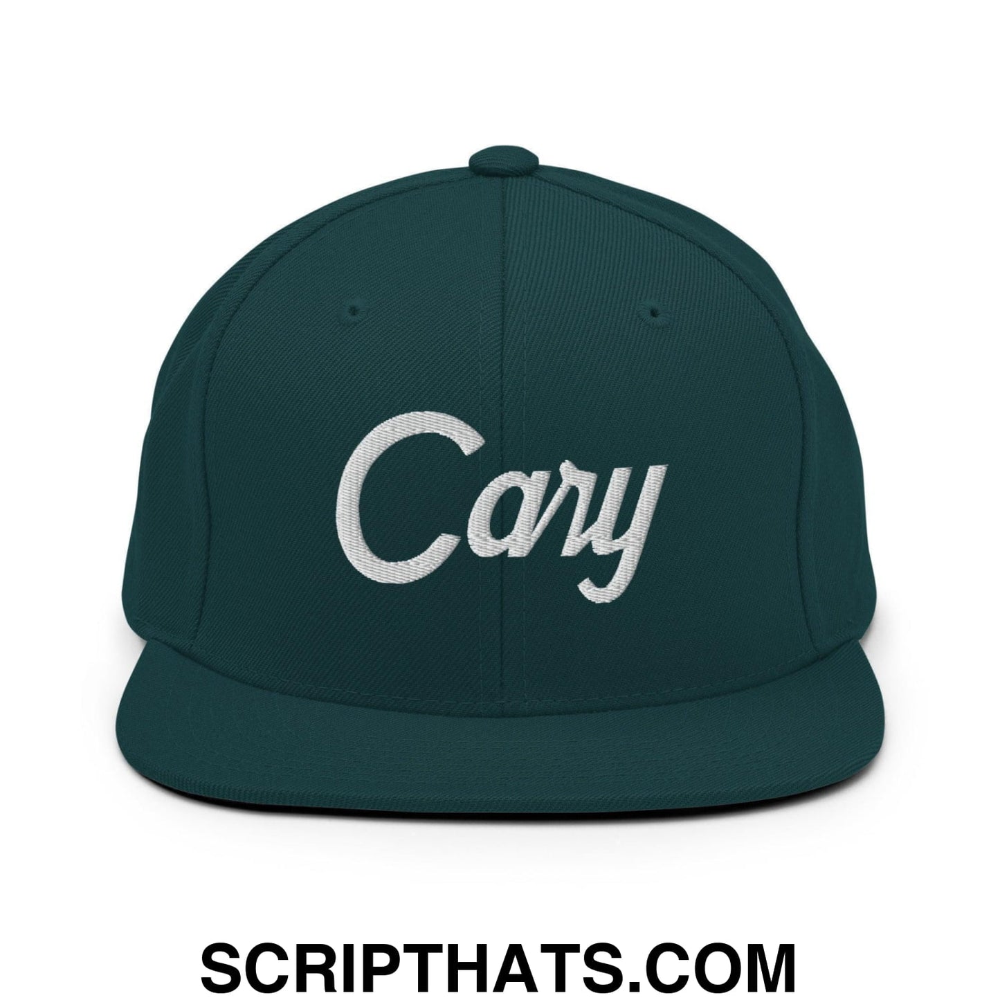 Cary Script Snapback Hat Spruce