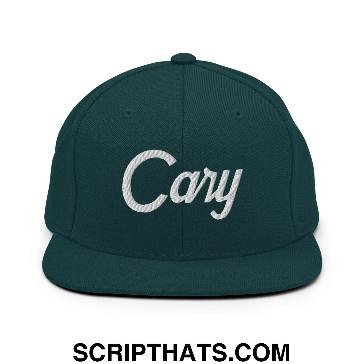 Cary Script Snapback Hat Spruce