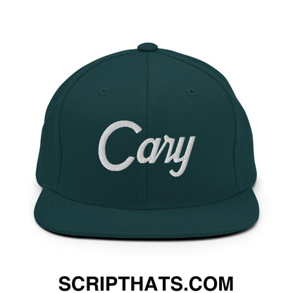 Cary Script Snapback Hat Spruce