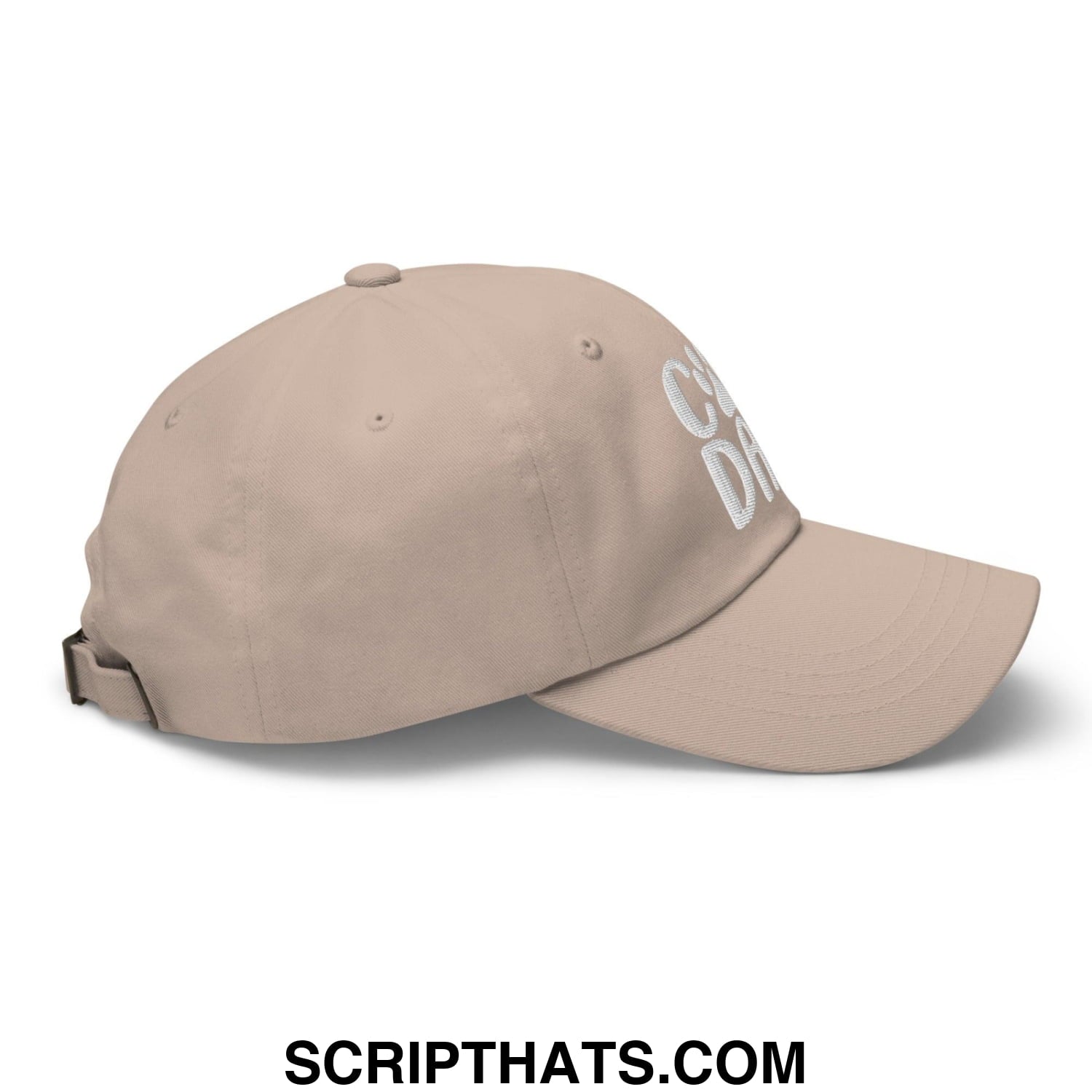 Cat Dad Embroidered Dad Hat Stone
