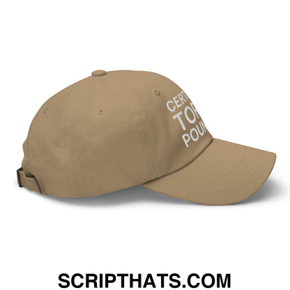 Certified Torta Pounder Embroidered Unstructured Dad Hat Khaki